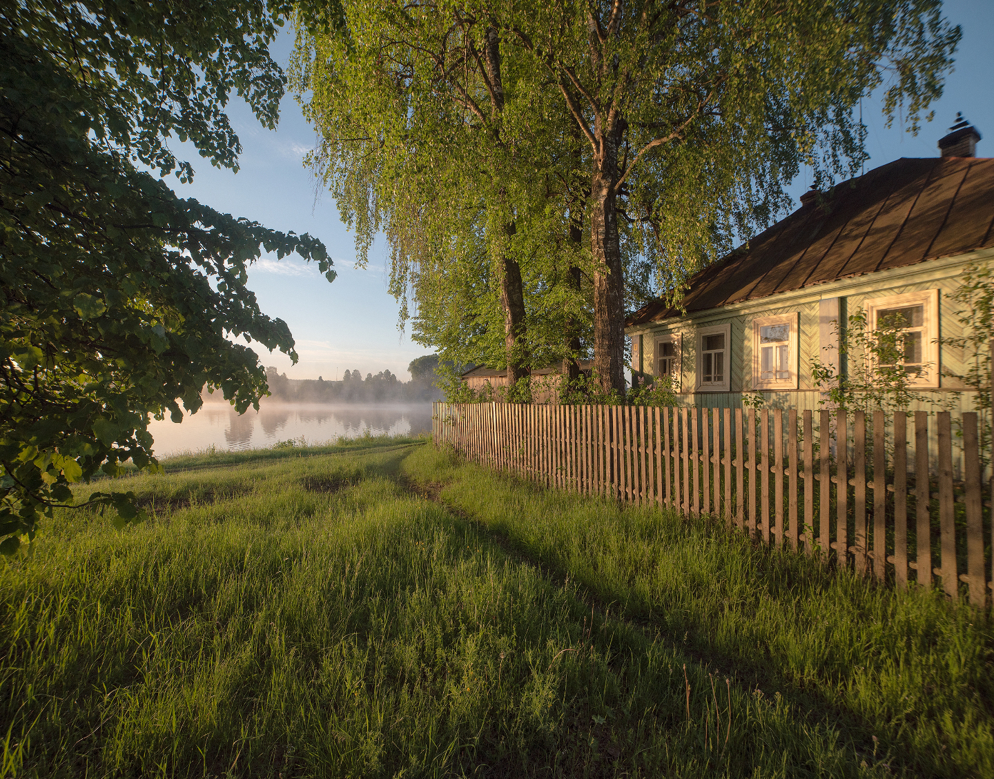 русская деревня