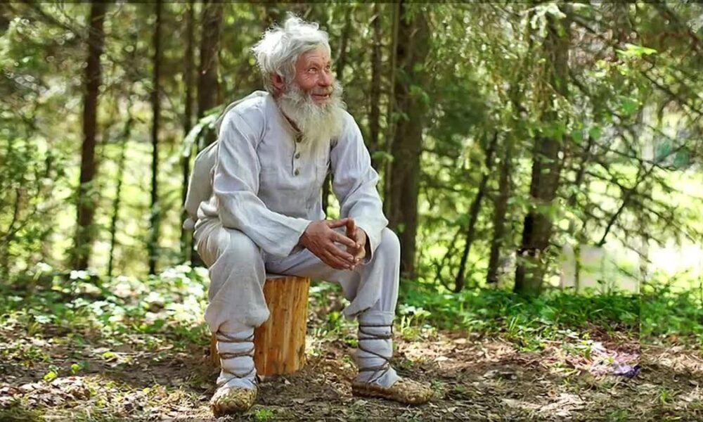 Дед в лаптях