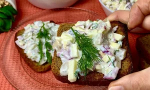 закуска из селёдки