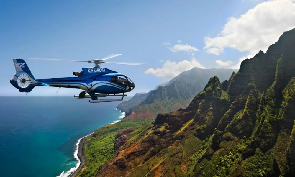 полёт вертолёта