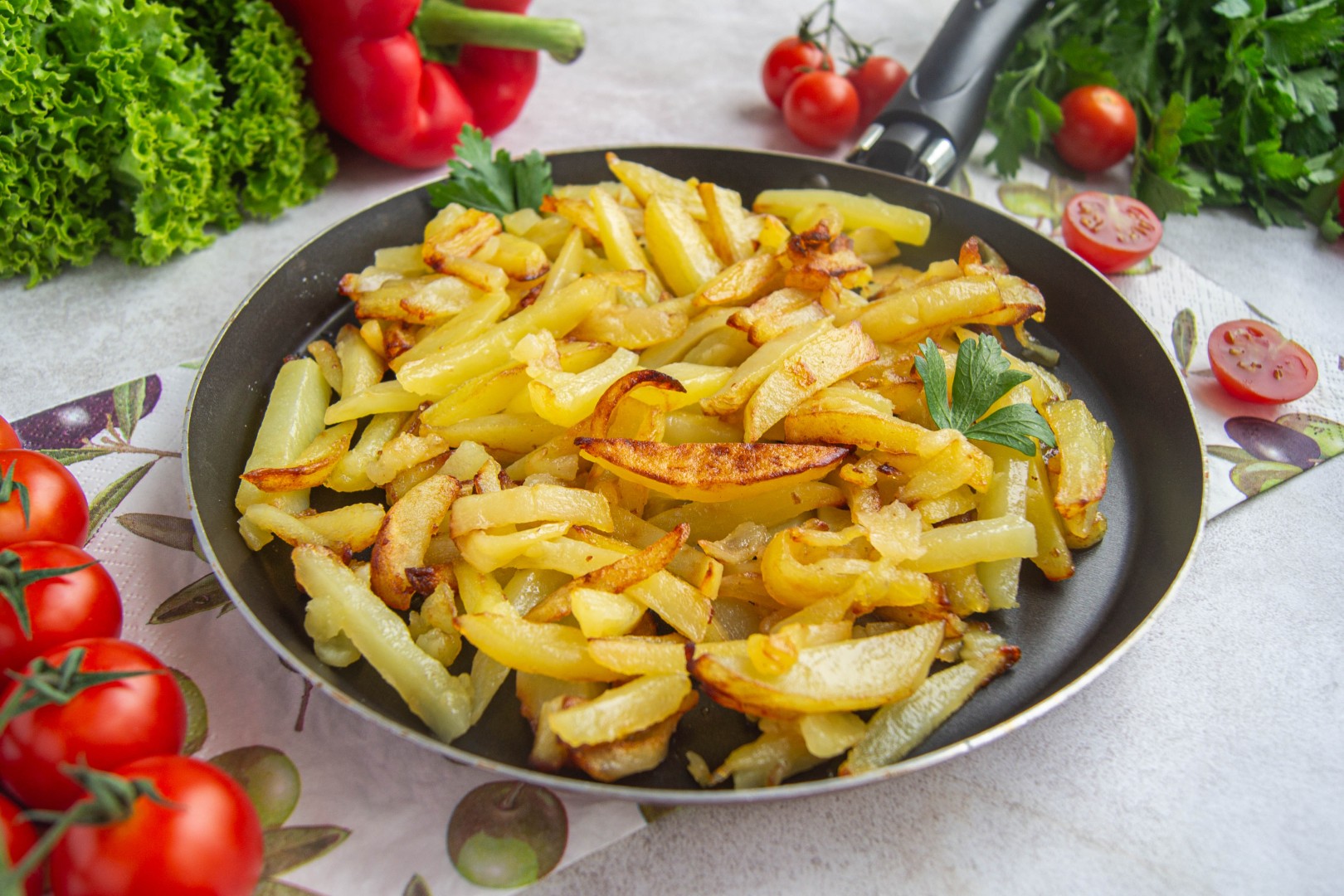 жареная картошка