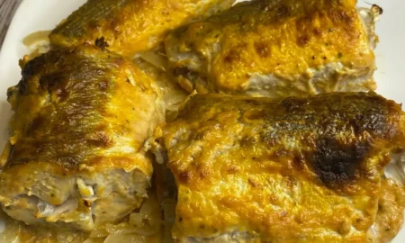 Минтай в духовке