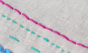 швы на ткани