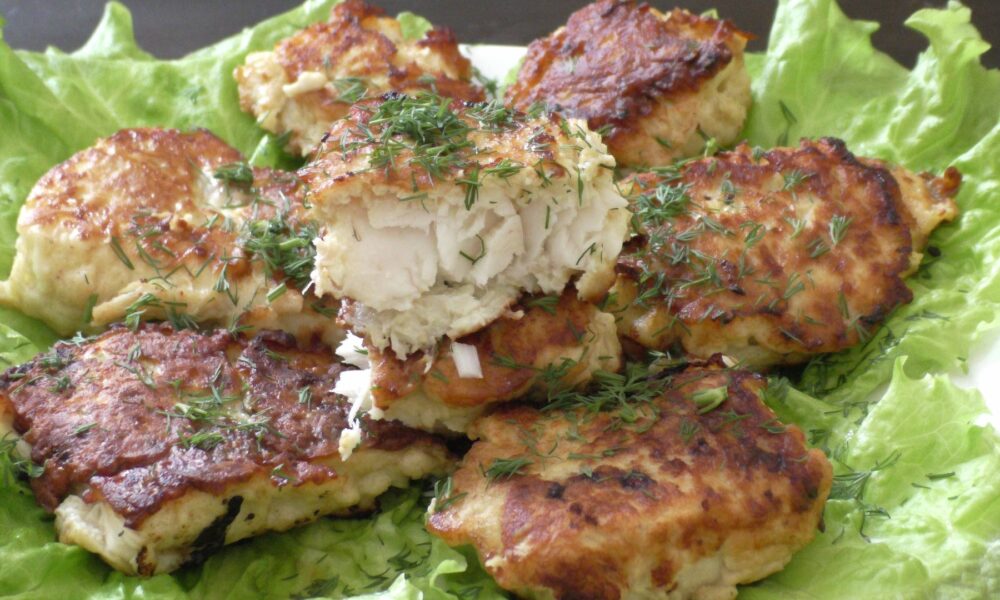 Рыба в луковом кляре