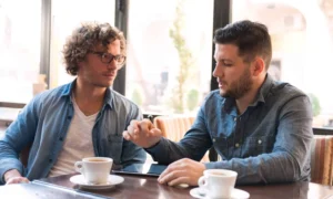 общение двух людей