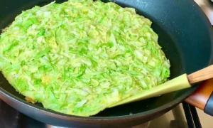 блюдо из капусты и яйца