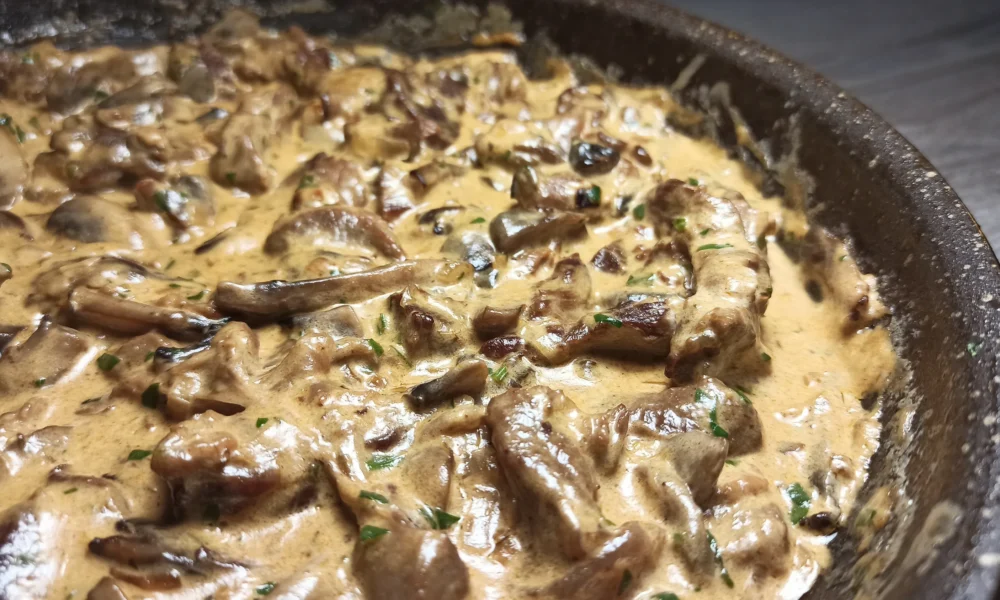 Бефстроганов из говядины