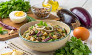 салат из баклажанов