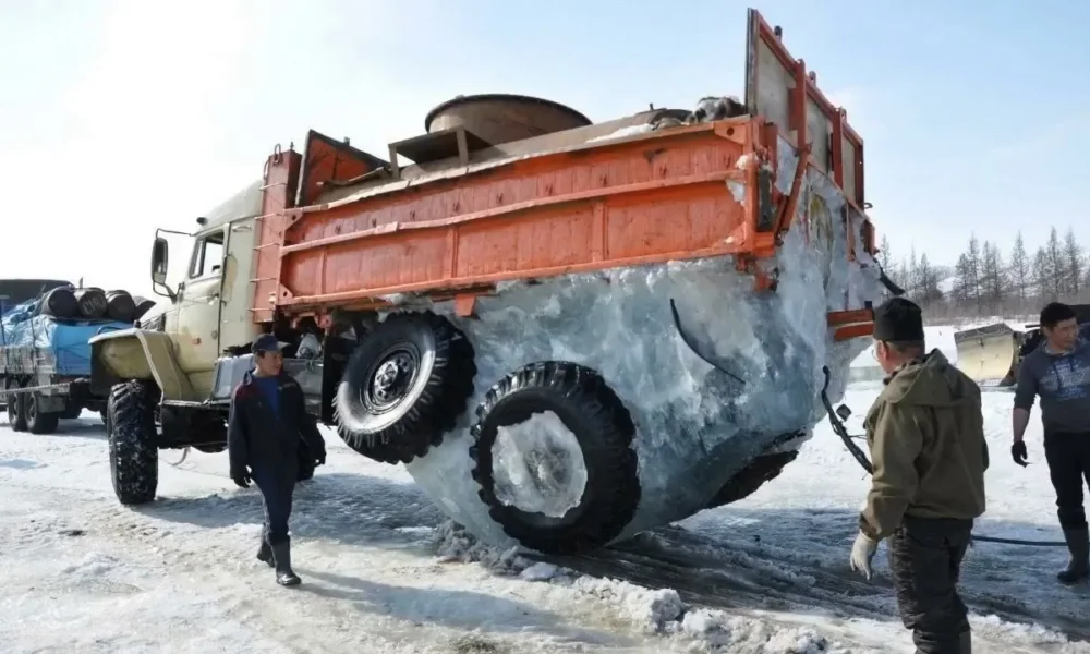 Урал 4320 на зимнике