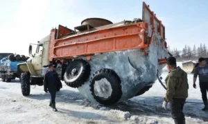 Урал 4320 на зимнике