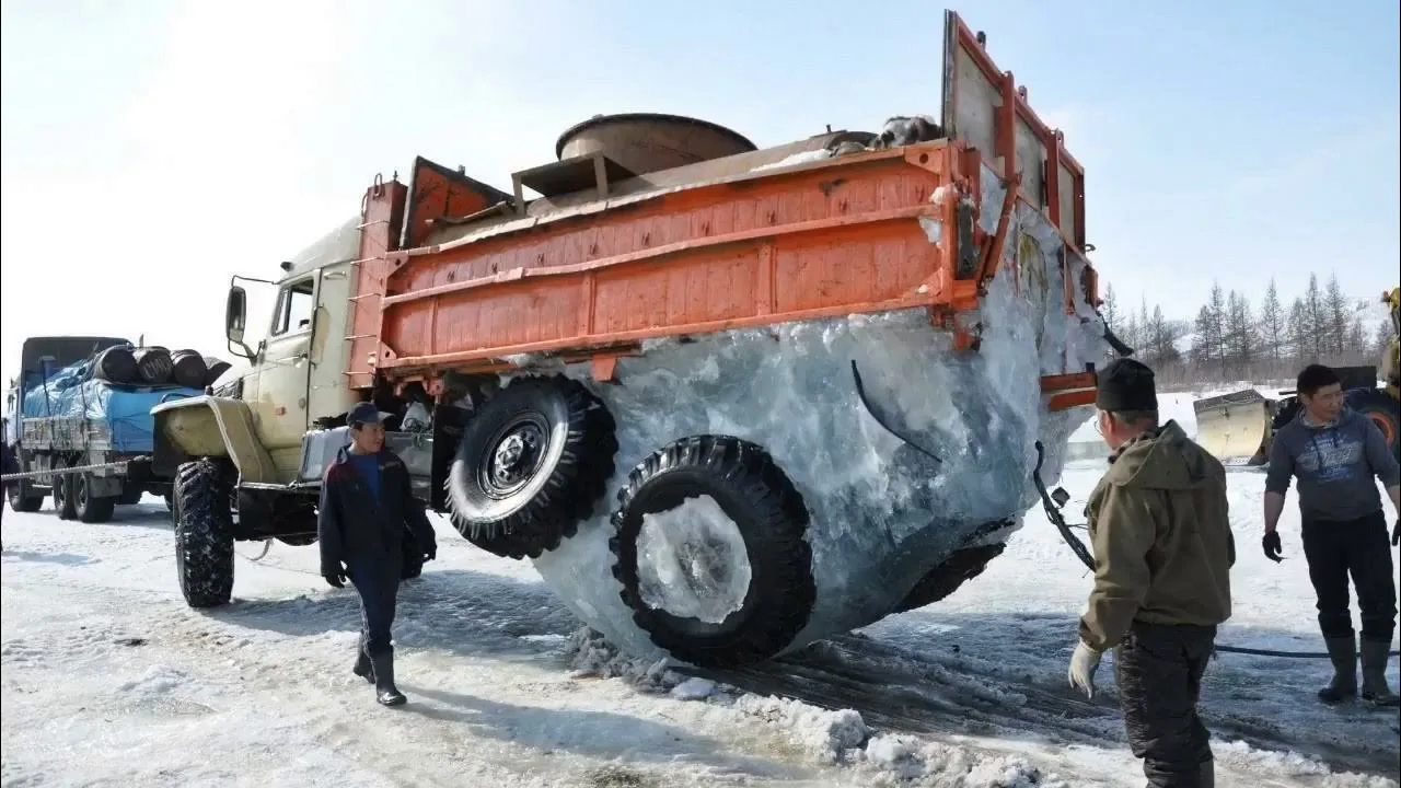 Урал 4320 на зимнике