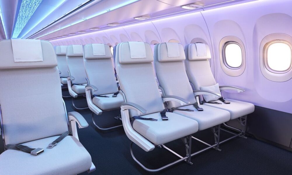 салон самолёта
