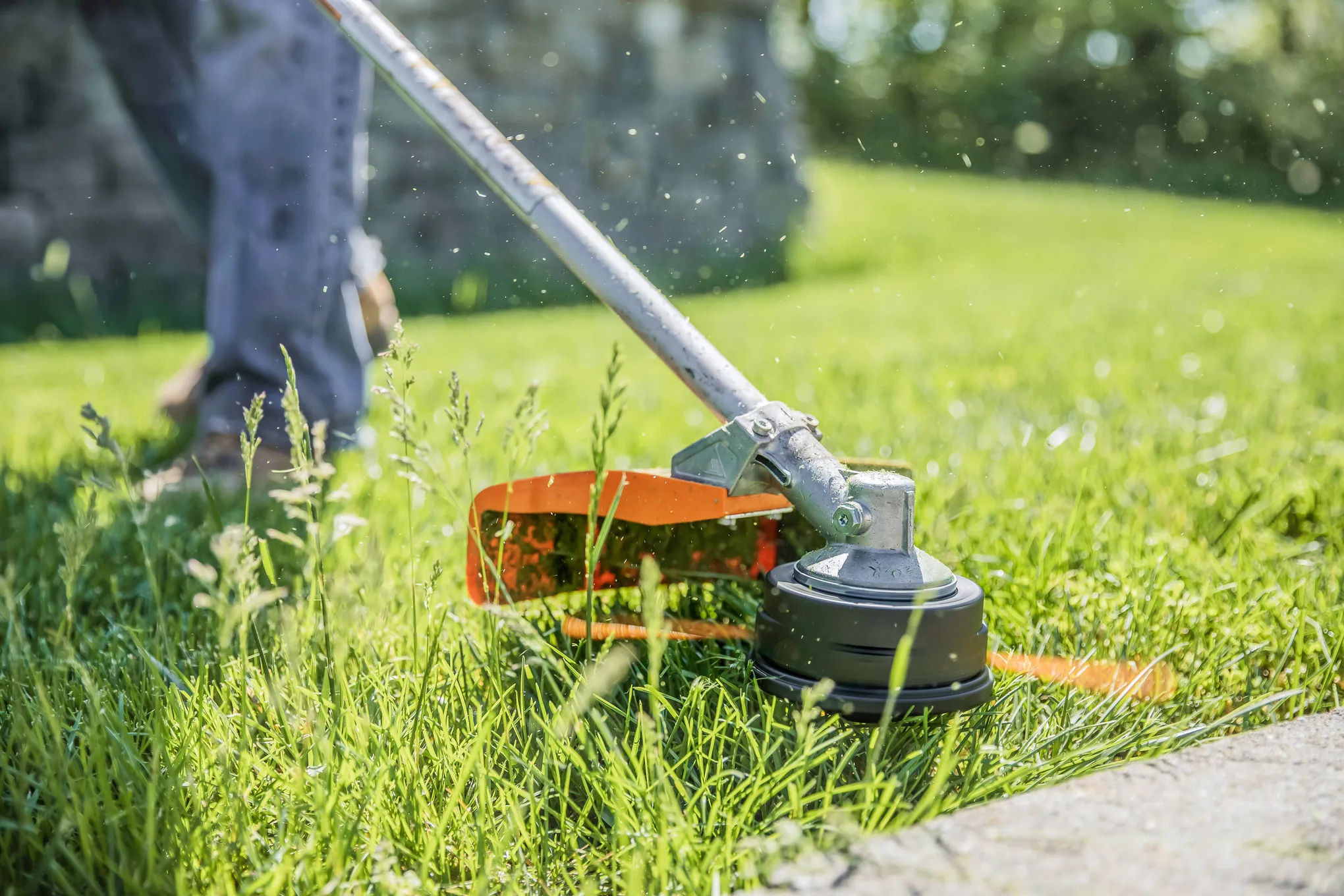 работа триммером