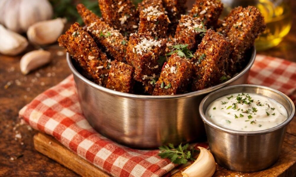 чесночные гренки