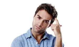 задумчивый человек