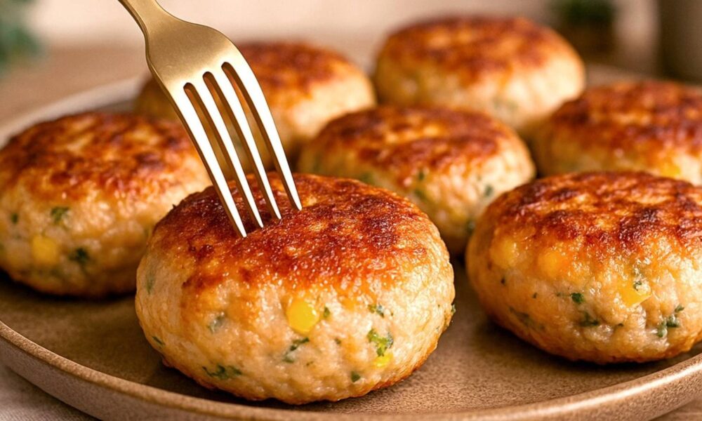 Котлеты прокалывают вилкой