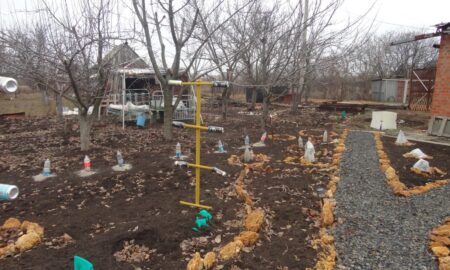 Огород весной