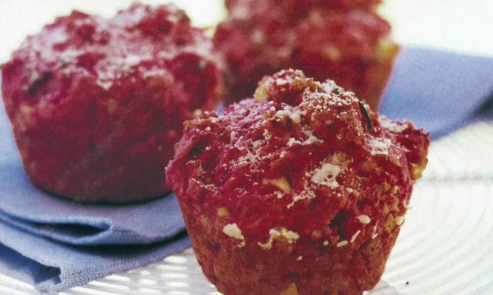 Маффины из свеклы.
