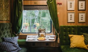 Ретропоезд Рускеала