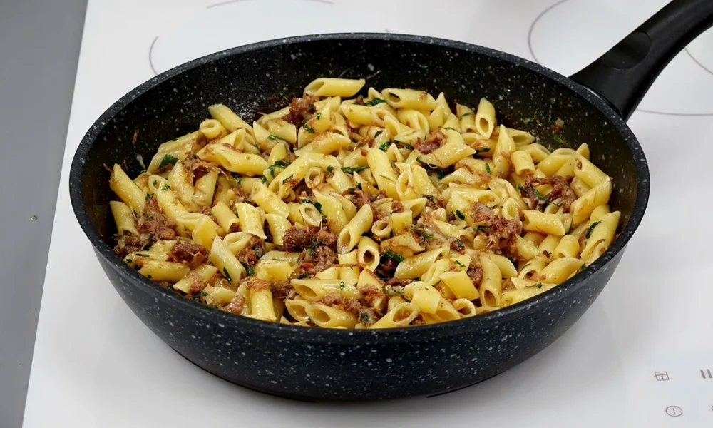 макароны с мясом