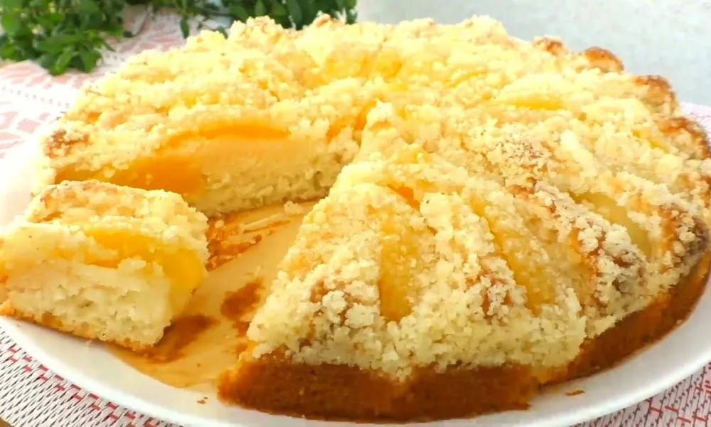 персиковый пирог