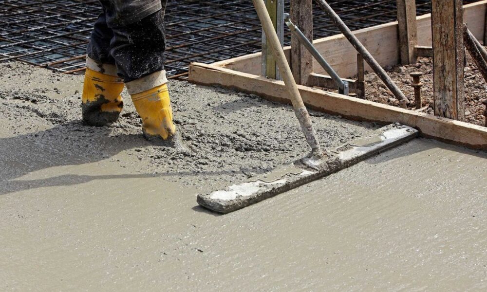 заливка бетона