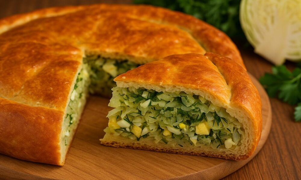 пирог с капустой