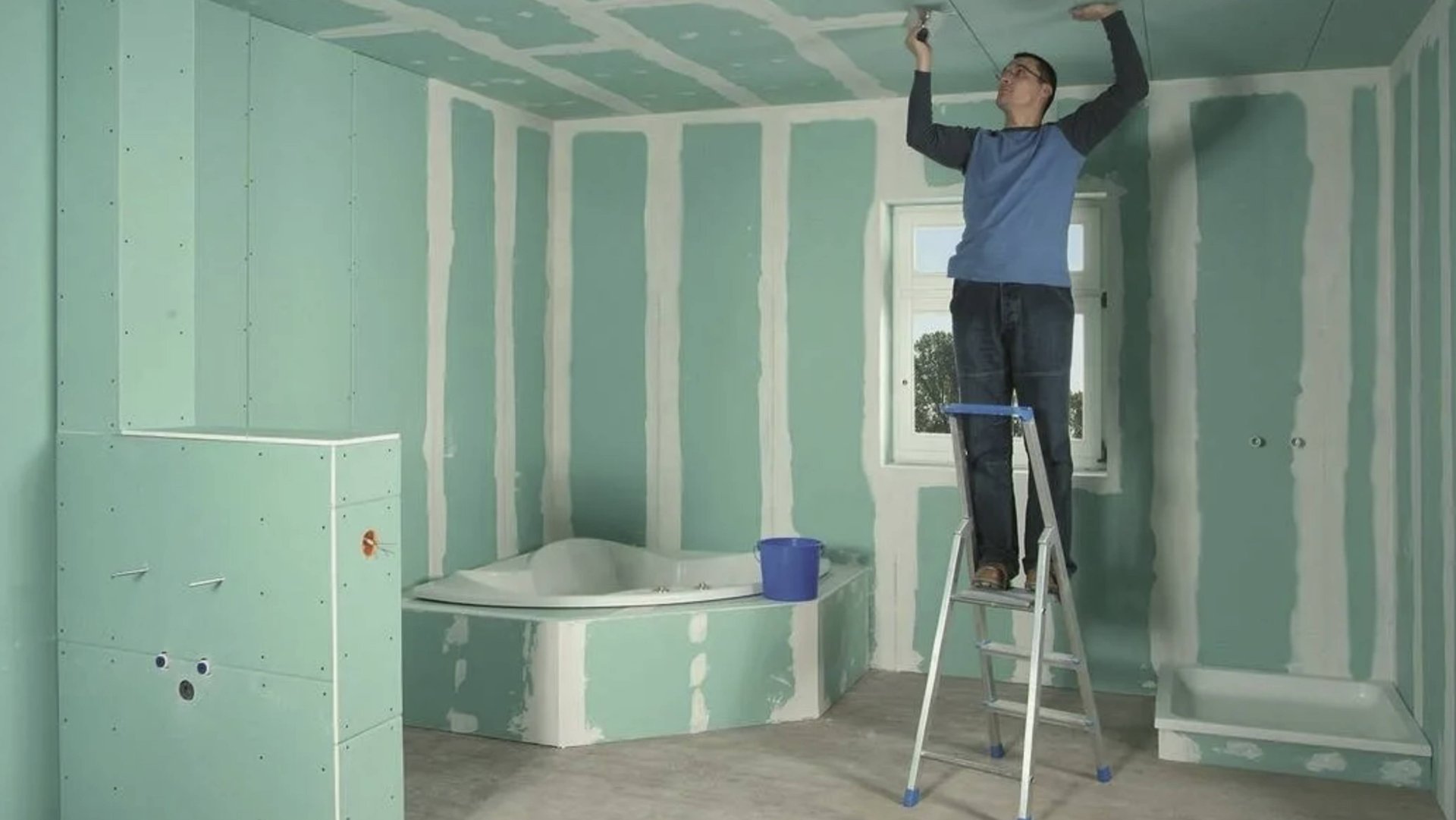 Отделка гипсокартоном