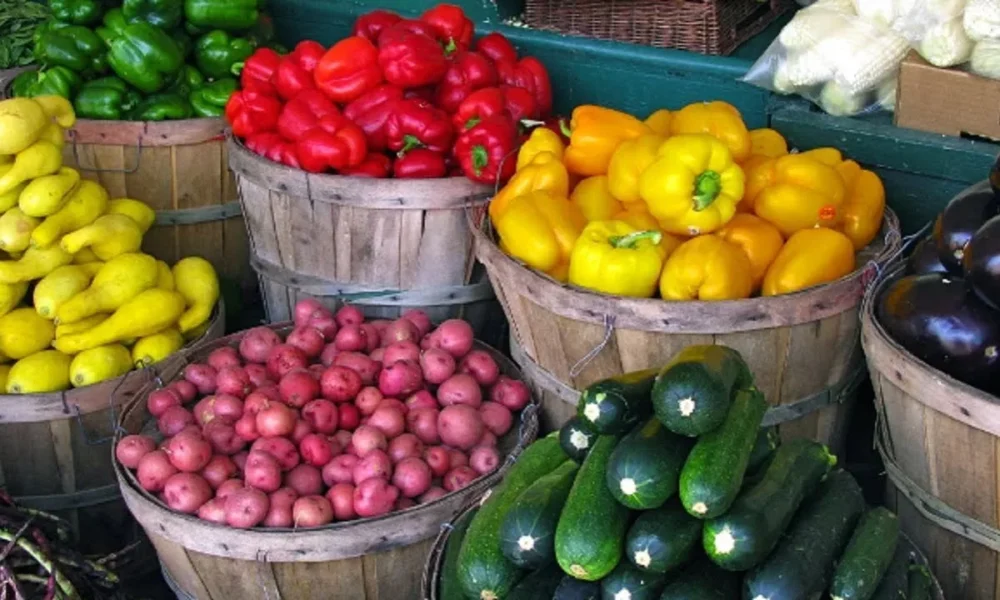 овощи на рынке