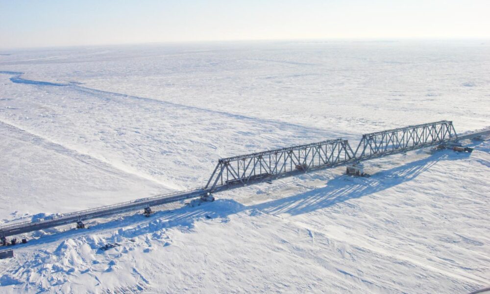 Мост через реку Юрибей