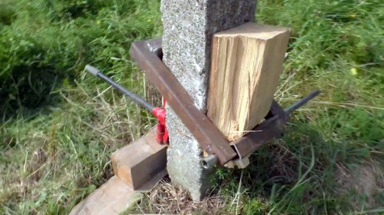 вытаскивание столба