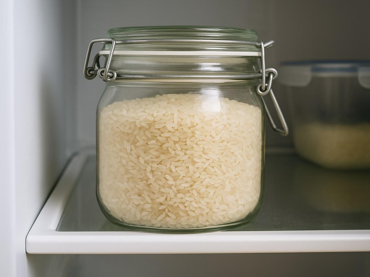 крупа в холодильнике