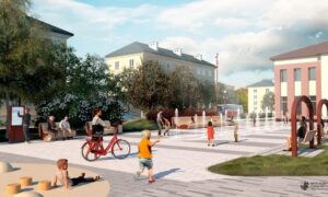 Площадь 1 Мая в Боровичах