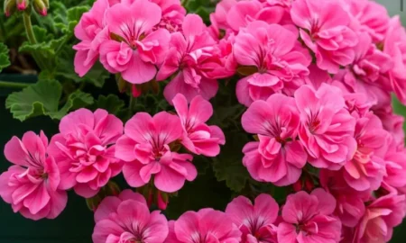 Куст гераней