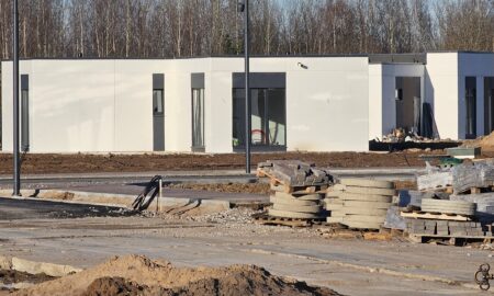 Строительство домиков учёных НовГУ