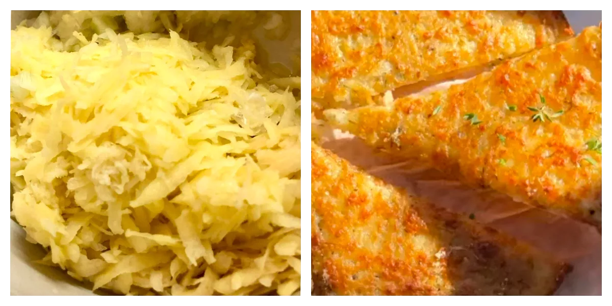 Блюдо из сыра и картофеля