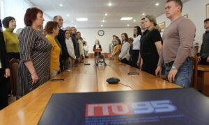 Вручение знаков ГТО