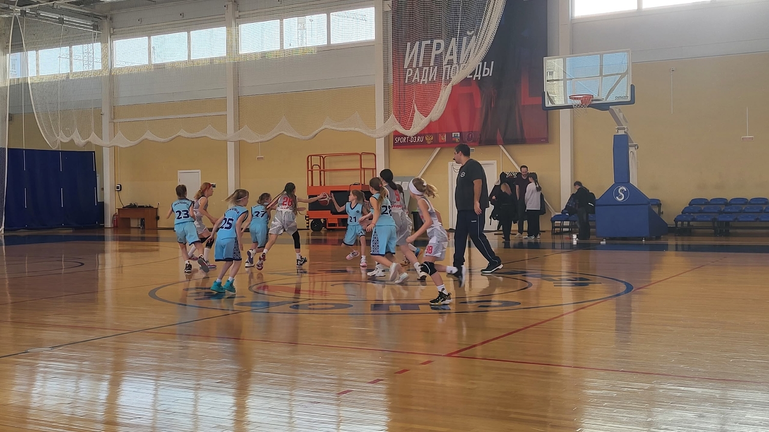 Юные баскетболистки