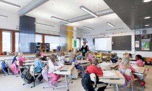 Дети в финской школе