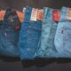 Джинсы разных цветов