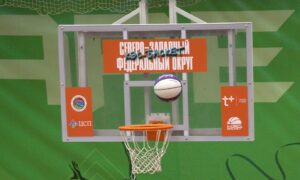 Баскетбольный мяч и кольцо