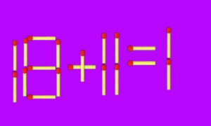 Математический пример из спичек