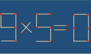 Пример из спичек