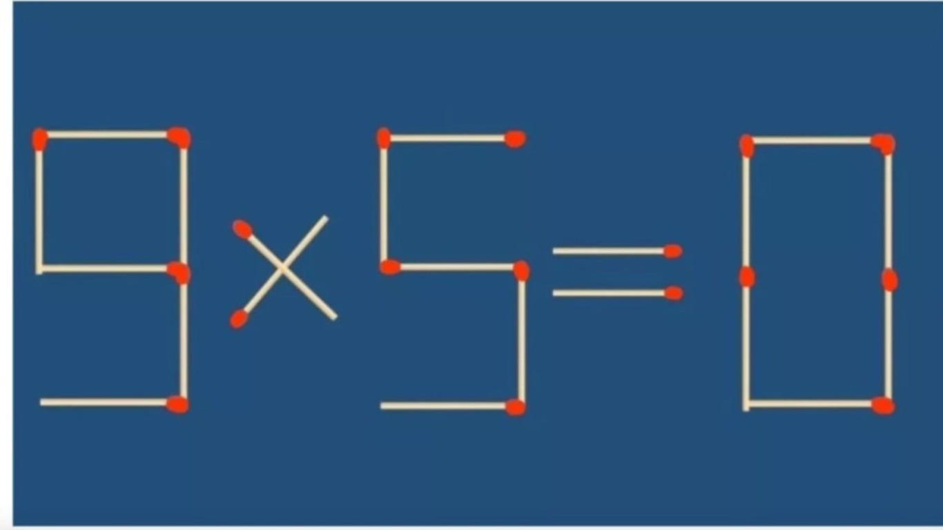 Пример из спичек