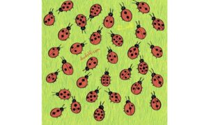 Иллюстрация с божьими коровками