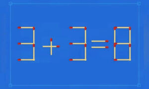 Математический пример из спичек