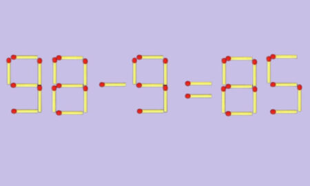 Математический пример из спичек