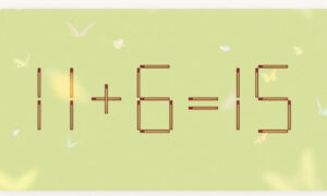 Математический пример из спичек