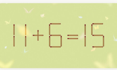 Математический пример из спичек