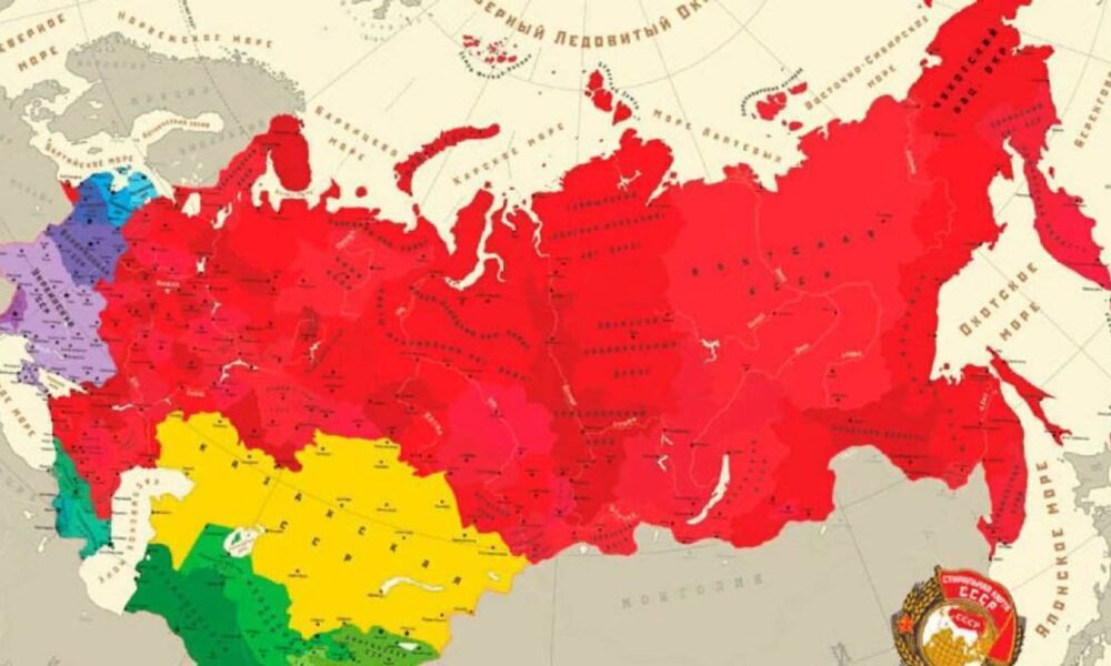 Карта Советского Союза